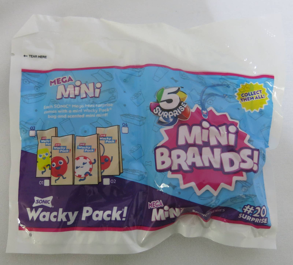 SONIC DRIVE IN WACKY PACK Mini Brands #20 Golden Skate Unopened Ultra Rare